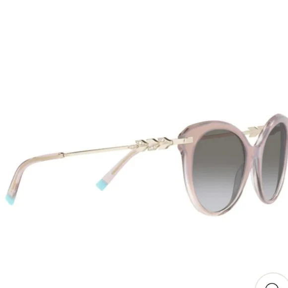 Tiffany & Company TF4189 Sunglasses Champaign Grey Cat Eye Crystal MA#482